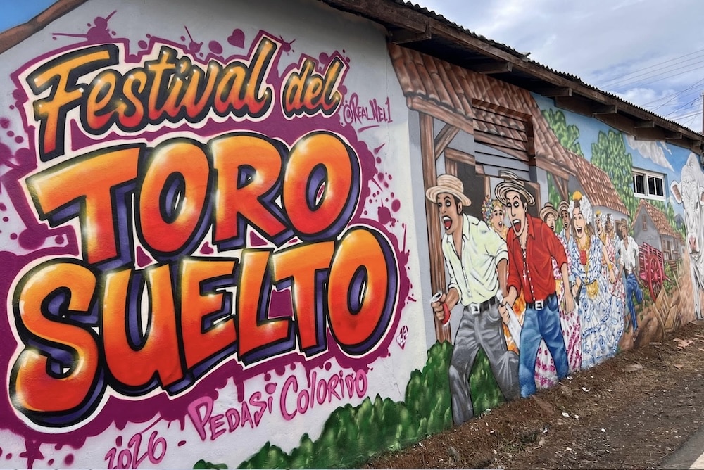 ruta de murales murals pedasi colorido arte festival toro suelto eduardo de leon Pedasi Mural Route: a way to Explore the Town